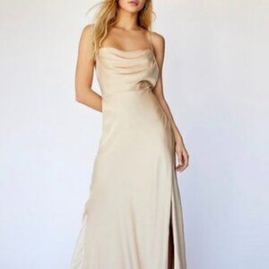 The Rosabel Dress - Free People x Fame and Partners | Bridesmaid | Satin